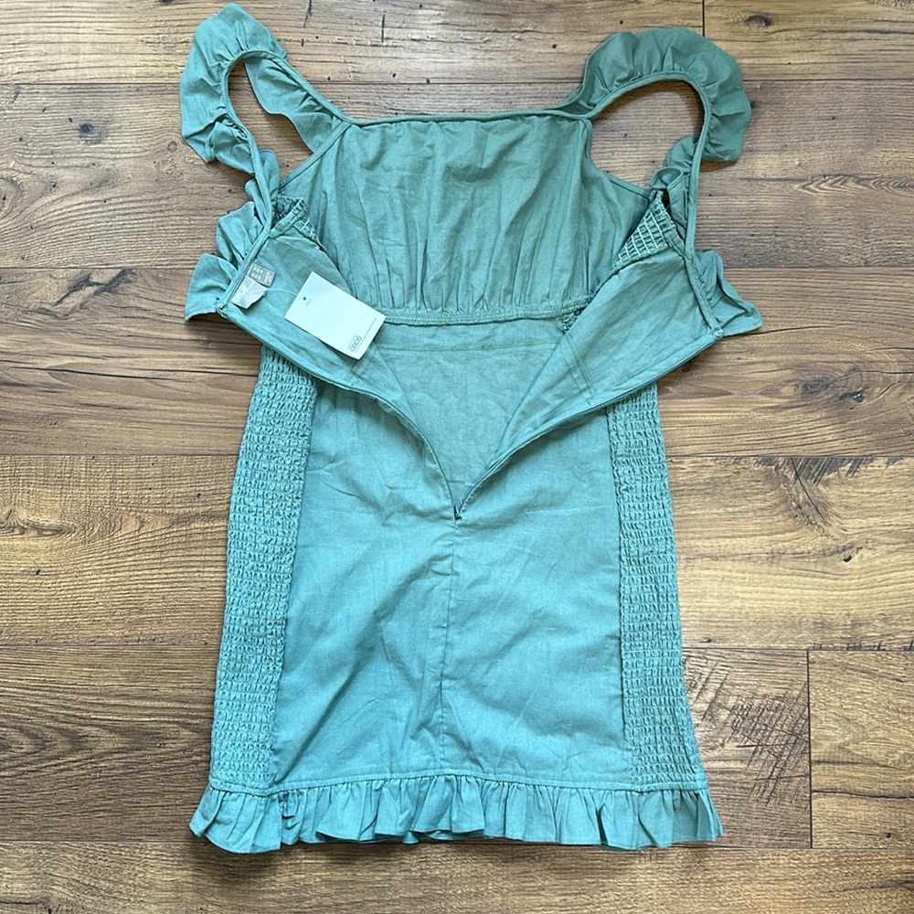 ASOS Ruffle Flutter Sleeve Mini Dress - Picture 5 of 5
